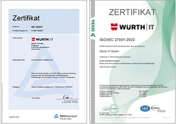 Zertifikat DIN EN ISO/IEC 27001:2002