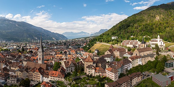 Bild vom Gebäude der Würth IT Switzerland.